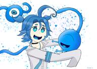 artist:isneeze big_stem character:lucky_charm character:mitty character:nidus valentines_2026 vday_2026_drawing_submission // 2400x1697 // 2.2MB