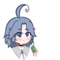 artist:samrye character:mitty doodles eating // 530x531 // 148KB