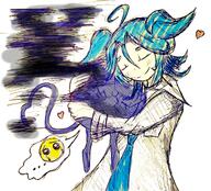 artist:brainspike character:lucky_charm character:mitty valentines_2026 vday_2026_drawing_submission // 2244x2036 // 1.7MB