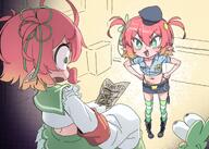 artist:sahelanthropus character:fuyo_cloverfield character:lucky_charm_(clover) police_uniform // 2048x1462 // 490KB