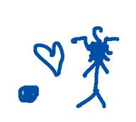 artist:maedara character:lucky_charm character:mitty high_quality valentines_2026 vday_2026_drawing_submission // 528x474 // 21KB